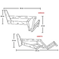 HERRAJE SILLA RECLINOMATICA MANUAL DE 3 POSICIONES