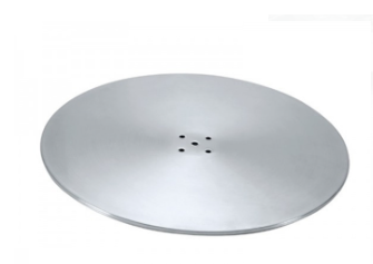 BASE PLAFON PLANO, HIERRO ENCHAPADO